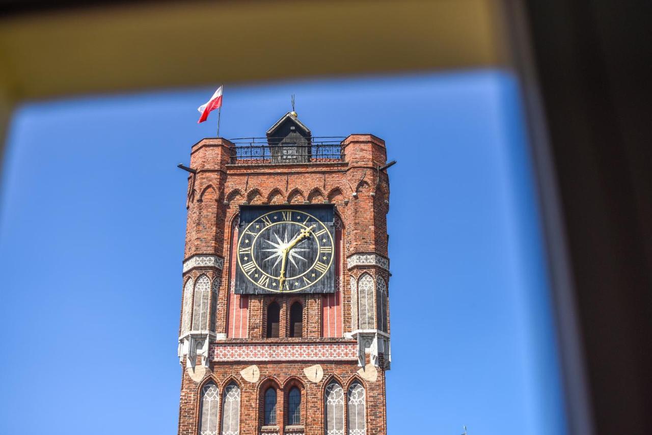 Apartament Z Widokiem Na Pomnik Kopernika - Rynek Staromiejski Torun Exterior photo